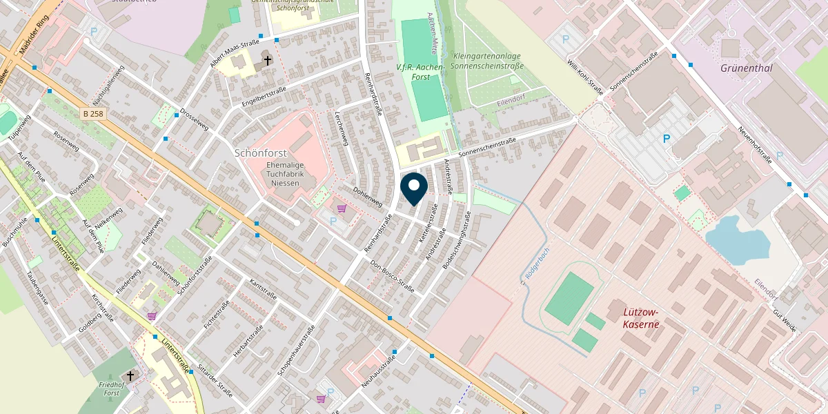 Standort von Janecek Immobilien auf OpenStreetMap - Kettelerstraße 7, 52078 Aachen